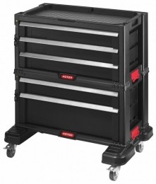Keter237007ModuleLadenkast5Lades-Zwart