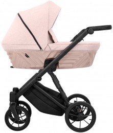 KunertIventoBlackSmokyPink2-in-1KinderwagenIVE-11-BLACK