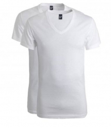 AlanRedT-shirtDean2PackV-halsWitL