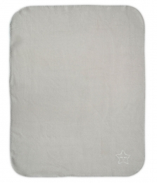 LorelliFleeceGreyStar75x100cmWiegdeken1034002-0014