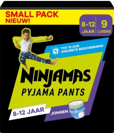 PampersNinjamas-PyjamaPantsNacht-Jongen-812jaar-SmallPack-9luierbroekjes