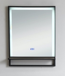 B-StoneSavalzwartRVSspiegelmetLEDverlichtingenspiegelverwarming55x70cm