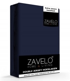 ZaveloDoubleJerseyHoeslakenNavy-2-persoons140x200cm