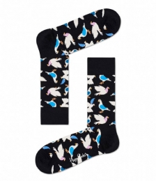 HappySocksPigeonSokkenZwart