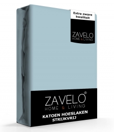 ZaveloHoeslakenKatoenStrijkvrijBlauw-Lits-jumeaux180x200cm