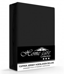 HomecareJerseyTopperHoeslakenZwart-120140x200220cm