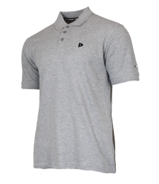 DonnayDonnayHeren-PoloshirtNoah-Lichtgrijsgemleerd