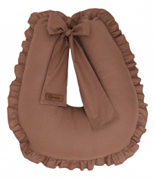 MordesignRuffleBrownVoedingskussen