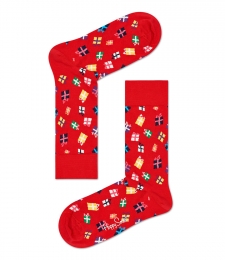 HappySocksChristmasGiftSokkenRood