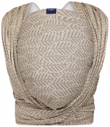 ZaffiroBeCloseBeigeLeavesMultifunctioneleDraagdoek