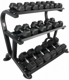 LifemaxxHexagon3-laagsDumbbellRek