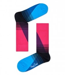HappySocks80sFadeSokkenBlauwRozeMaat36-40