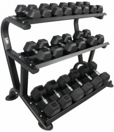LifemaxxHexagon3-laagsDumbbellRek