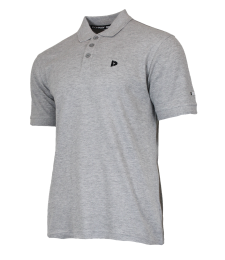 DonnayDonnayHeren-PoloshirtNoah-Lichtgrijsgemleerd