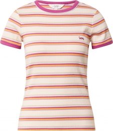 LeeDamesStripeTeeshirt-MaatM-GoldenBeamGemengdeKleuren