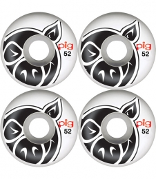 PigPigHeadNaturalSkateboardWielen52