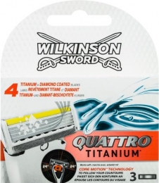 WilkinsonWilkinsonQuattroTitaniumScheermesjes-3Stuks