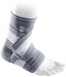 GymstickEnkelBrace10-GrijsWit-OneSize
