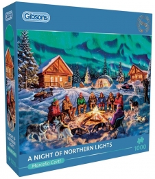 ANightofNorthernLightsPuzzel1000stukjes