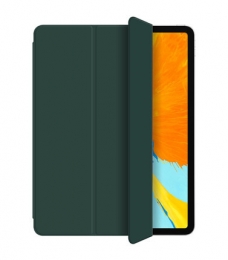 WIWU-iPadPro112018hoes-PULerenTri-FoldBookCase-Groen