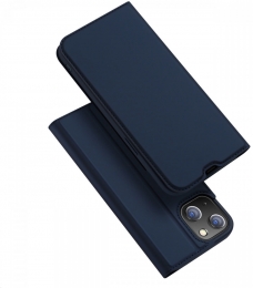 iPhone13ProMaxHoesje-DuxDucisSkinProBookCase-DonkerBlauw
