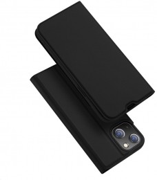 TelefoonHoesjegeschiktvoorAppleiPhone14-DuxDucisSkinProBookCase-Zwart