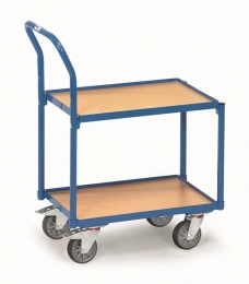 Fetra135400Platformwagen-2EtagesMetRandLaadvlak605X405Mm