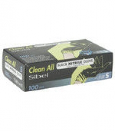 SibelNitrilHandschoenenSmallPoedervrijZwart100st