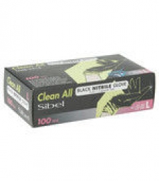 SibelNitrilHandschoenenMediumPoedervrijZwart100st