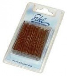 SibelPostichenaaldengeribbeldBruinBronze65mm-50st