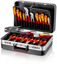 Knipex002120Vision24ElektroGereedschapsetInKoffer-20-delig