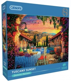 TuscanySunsetPuzzel1000stukjes
