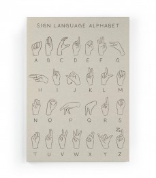 WanddecoratieSignLanguageReallyNiceThings