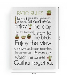 WanddecoratiePatioRulesReallyNiceThings