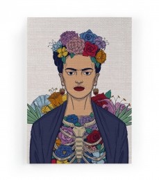 WanddecoratieFridaKahloFlowersReallyNiceThings