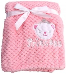 CangarooRozeFreyaPrincess75x105cmWiegdeken