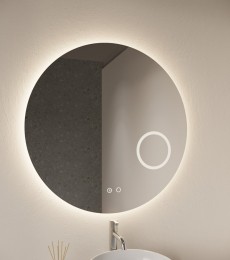 GlissDesignSolrondespiegelmetLED-verlichting100cm