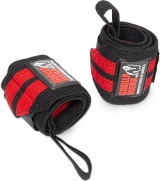 GorillaWearWristWrapsPro-ZwartRood