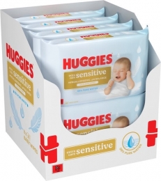 Huggies-ExtraCareSensitive-Billendoekjes-384babydoekjes-8x48