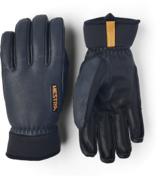 HestraArmyleatherwoolterry5-finger