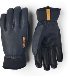 HestraArmyleatherwoolterry5-finger
