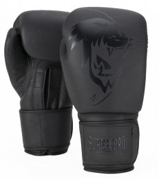 SuperProCombatGearLegendLederenKickBokshandschoenen-Grijs-14oz