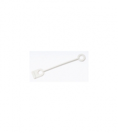 SibelPermanentElastiekjeskortrondwit50st