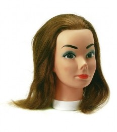 SibelOefenhoofdCandyFijnLichtbruin15-40cm