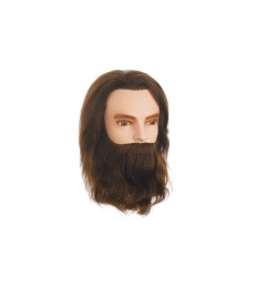 SibelOefenhoofdKarlBaardenSnorBruin30-35cm