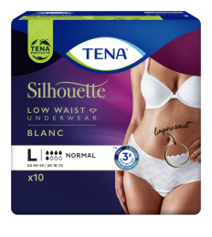 TENASilhouetteNormalLowWaistBlancLarge10stuks-6pakken