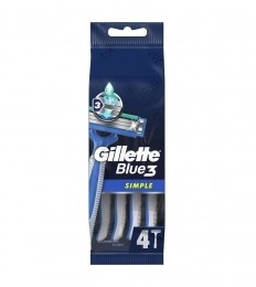 GilletteGilletteBlue3SimpleWegwerpScheermesjesvoorMannen-4stuks