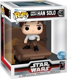 FunkoPop620StarWarsReturnoftheJedi-HanSoloonJabbasSkiffDeluxeBuild-A-Scene