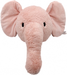 LabelLabelElephantEllyRozeMuurdecoratie