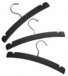 BabsanaKledinghangersHoutZwartper3StuksTB-2104